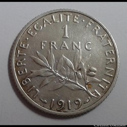 1919 - 1 franc