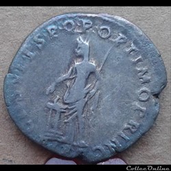 96/192 - ANTONINS- TRAJAN - denier