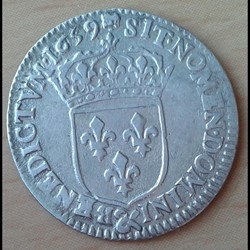 1659 & - 1/12ème écu - Louis XIV