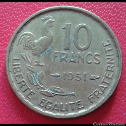 1951 - 10 francs