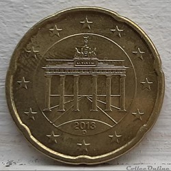 Allemagne - 2013 - D - 20 cents