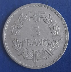 1946 B - 5 francs