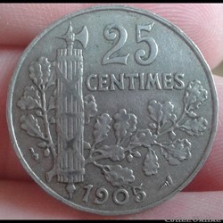 1905 - 25 centimes