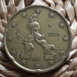 Italie - 20 cents 2002