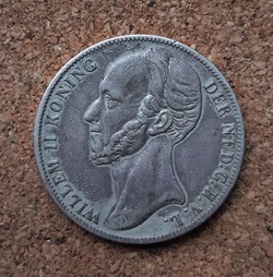 PAYS-BAS - 1 gulden 1849