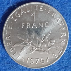 1976 - 1 franc