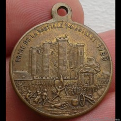 MEDAILLE - Souvenir de la fête nationale 1880