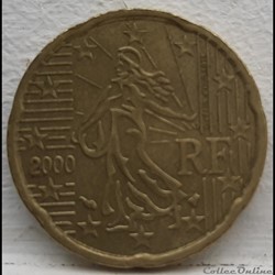 France - 2000 - 20 cents