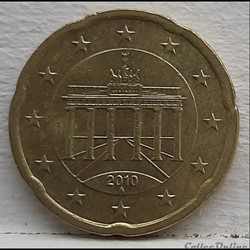 Allemagne - 2010 - A - 20 cents