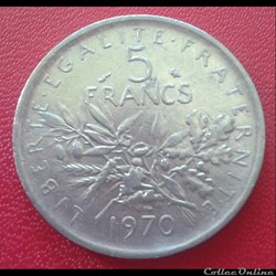 1970 - 5 Francs
