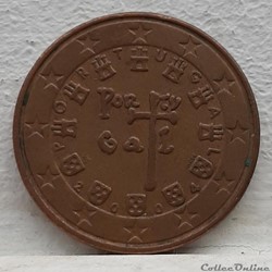 Portugal - 2004 - 5 cents
