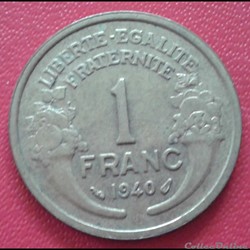 1940 - 1 franc