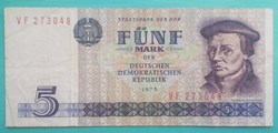 Allemagne -5 mark 1975