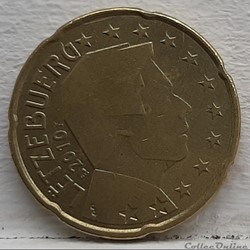 Luxembourg - 2010 - 20 cents