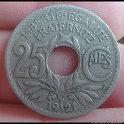 1921 - 25 centimes