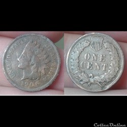 USA - 1 cent 1906