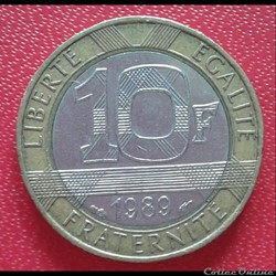 10 francs génie 1989