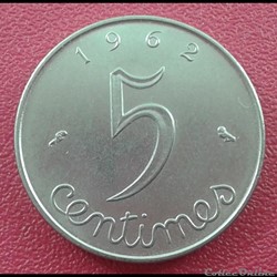 1962 - 5 centimes