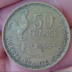 1953 B - 50 francs