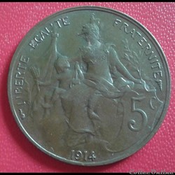 1914 - 5 centimes