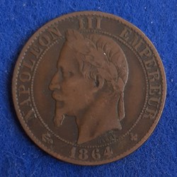 1864 BB - 5 centimes