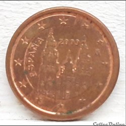 Espagne - 2009 - 1 cent