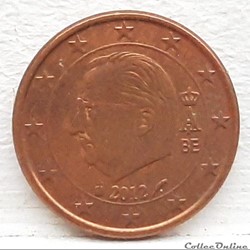 Belgique - 2012 - 1 cent