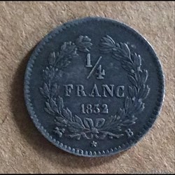 1832 - 1/4 franc