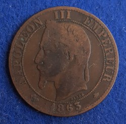 1863 A - 5 centimes
