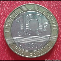 10 francs génie 1990