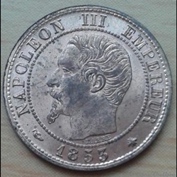 1853 BB - 1 centime