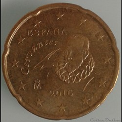 Espagne - 2016 - 20 centimes