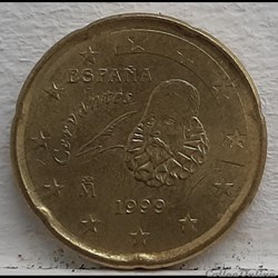 Espagne - 1999 - 20 cents