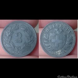 Suisse - 2 rappen 1942
