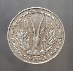 Afrique occidentale française – 10 francs 1956