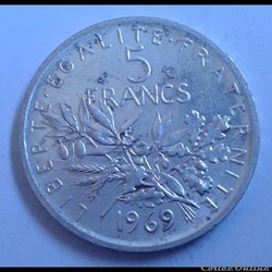 1969 - 5 Francs