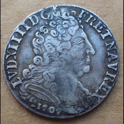 1707 - 20 sols aux insignes