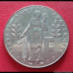 1996 - 1 franc - Rueff