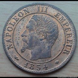 1854 MA - 1 centime