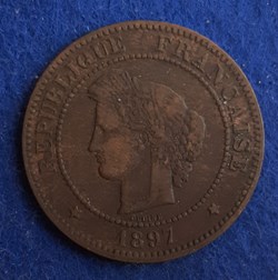 1897 A - 5 centimes