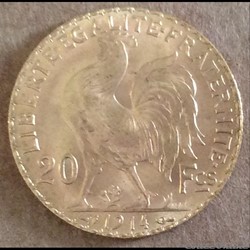 1914 - 20 francs OR (bis)
