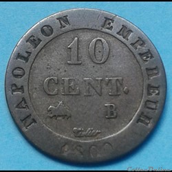 1809 - Napoléon Ier - 10 centimes