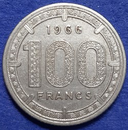 Cameroun - 100 francs 1966
