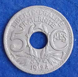 1924 Poissy - 5 centimes