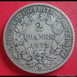 1872 K - 2 francs