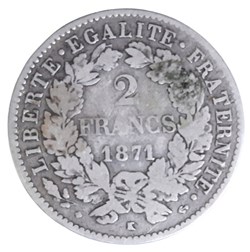 1871 K - 2 francs