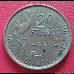 1953 B - 20 francs