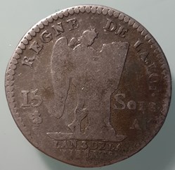 1791 A - 15 sols Francois