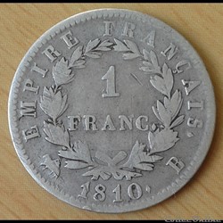 1810 - Napoléon Ier - 1 franc
