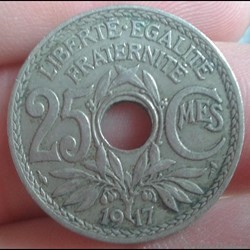 1917 - 25 centimes